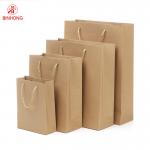 Eco Friendly 110gsm 16x6x12'' Recycled Kraft Bags for sale