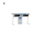 Rectangle Physics Lab Furniture Polishing Movable Display Workstation