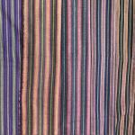 Stonewashed Stripe Linen Fabric 100gsm for sale