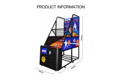 China Mini Coin Operated Arcade Basketball Machine For Amusement Game Center supplier