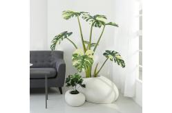 China 80cm Artificial Monstera Potted Plant No Nursing Low Maintenance supplier