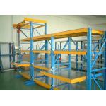 Roll Out Injection Mold Racks Customized Tool Storage With Manual Movable Carriage for sale
