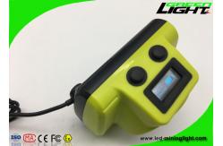 China Waterproof Underground Hard Hat Lights 13000lux Brightness With Usb Charging Cable supplier