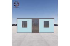 China PU Sandwich Panel Flat Pack Folding House Container 38SqM supplier