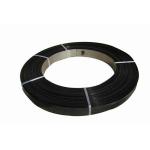 0.9*19mm Hoop Iron Sgcc Steel Packing Strips Black Color For Manual Packing for sale
