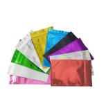 Metallic Vacuum Heat Seal Aluminum Foil Bag With Tear Notches for sale