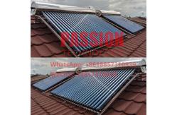 China 250L Presssure Solar Water Heater Rooftop 304 Stainless Solar Water Heating System supplier