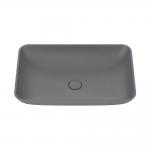 Single Bowl Matte Cement Basin For Industrial Bathroom Hand Wash Sink for sale