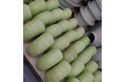China large FRP Hand Lay Up Handmade fiberglass  elbows for Water Discharge supplier