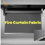 Fire Curtain Fabric Fire Resistant Silicone Coated Fiberglass Fabric for sale