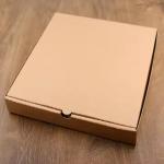 Wholesale Customized Pizza Boxes Disposable Fast Food Kraft Paper Takeout Paper Boxes for sale