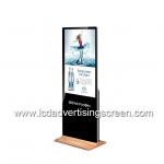 Resolution 1080 * 1920 Totem Digital Signage With Android Version 7.1 Black Color for sale