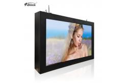 China Tempered Glass Outdoor LCD Screen 500cd/M2 1080p Ip55 Wall Mounted supplier