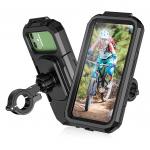 Universal 360 Degree Motorbike Phone Mounts waterproof 6.8 inch PVC Material for sale