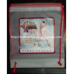 Clear Drawstring Plastic Bags For Hannah Montana Forever DVD for sale