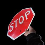 Printing STOP Sign Sticker With High Reflection Reflective Tape for sale
