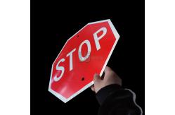 China Printing STOP Sign Sticker With High Reflection Reflective Tape supplier