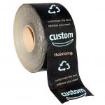 Black Water Activated Kraft Paper Gum Packing Tape Custom Logo Brand for sale