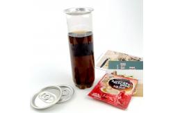China Slim Shape 330ml Plastic Beverage Cans For Milk Water supplier