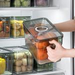 3L Plastic Lunchable Containers Time Keeping ODM Refrigerator Storage Containers for sale