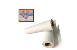 China Matte Finish Inkjet Cotton Canvas 360g Pure Cotton Canvas Roll supplier