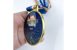 China Custom Medal Engraving 3D Sailing Medal With Logo Printed supplier