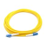 FC / SC / LC / ST UPC Polish Singlemode Fiber Optic Jumper 3m Yellow for sale