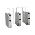 RS485 TCP IP Glass Barrier Gate DC24V BLDC Turnstile Entrance Gates for sale
