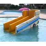 Commercial Mini Pool Slide Fiberglass Water Park Pool Slide Anti Static For Hotel for sale