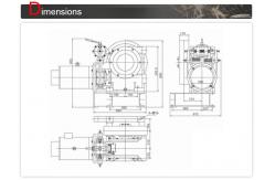 China Seamless Structural Electromagnetic Geared Traction Machine 800 KG supplier