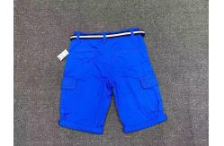 China Summer DK Blue Kids Casual Loose Shorts With Four Pockets supplier
