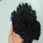 China Recycled Black PP Fiber 3D*76mm Polypropylene Staple Fiber For Non-Woven manufacturer