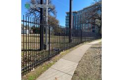 China Portable Rectangle Post Double Wire Mesh Fencing 2400mm Height supplier