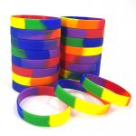 Customized Colorful Silicone Wristbands Merry Christmas For Advertising Promotional Business Event Wristbands for sale
