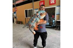 China Life Size Animatronics Realistic Dinosaur Hand Puppets Ankylosaurus supplier