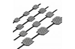 China Round Led Pixel Module Light String DC 24v For Building supplier