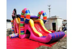 China Sugar Shack Bouncy Castle Slide Inflatable Combo Bounce House For Amusement supplier