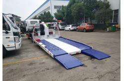 China Small Hot-selling  4X2 DONGFENG 5 Tons With a Tow Two Flat Wreckers supplier