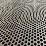 1mm Round Hole Perforated Stainless Steel Mesh Sheets – 2mm Pitch 316L 254SMO 904L 2507 for sale