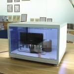 High Brightness Transparent LCD Screen Two Tempered Glass Structure for sale