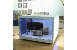 China High Brightness Transparent LCD Screen Two Tempered Glass Structure supplier