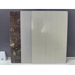 PVDF ACP Sheets With Wood Grain Finish 2.0mm Thickness 0.18mm Aluminum Layer For Lounge Interiors for sale