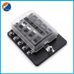 PC Cover Screw 112g Fuse Blocks 10 Way Blade Fuse Box With LED Indicator for sale