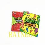 100mic Edibles CMYK Heat Seal Mylar Foil Pouch Candies 80x100mm VMPET for sale