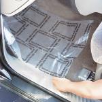 HNHN Transparent LLDPE Auto Carpet Protection Film Removable for sale