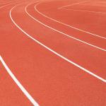 IAAF Certificated  Athletic Running Track Blue Walking Way Jogging Track for sale