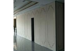 China Melamine Finish Operable Office Partition Wall / Sliding Folding Partitions supplier