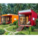 Flat Pack Steel 20ft 40ft Container House Prefab Modular Container Homes For Small Spaces for sale