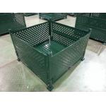 1500KG Capacity Stackable 6.0mm Folding Wire Mesh Container for sale