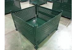 China 1500KG Capacity Stackable 6.0mm Folding Wire Mesh Container supplier